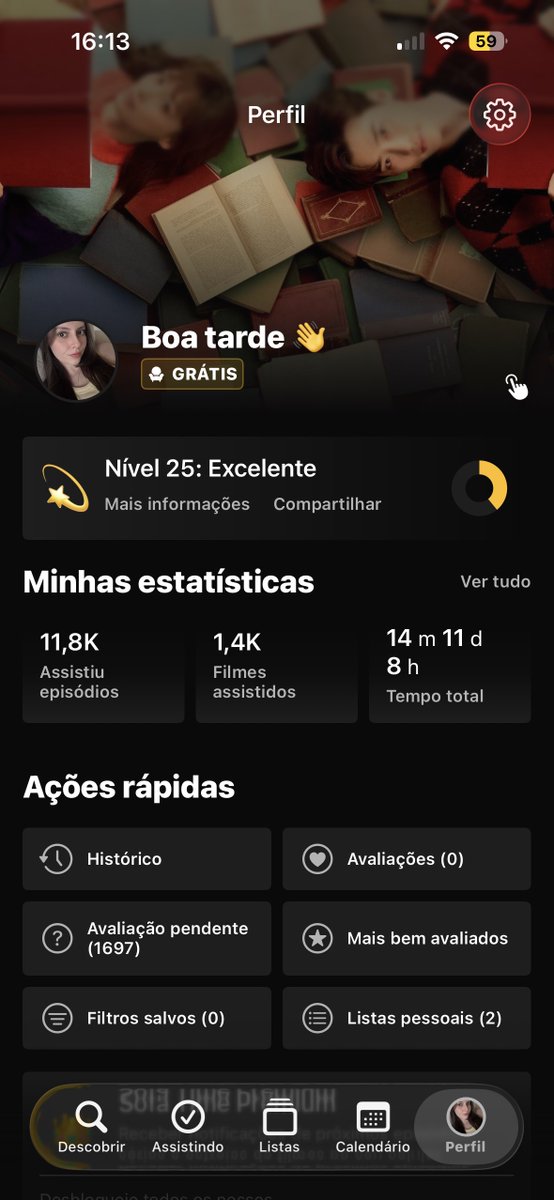 grazifranco's tweet photo. o único aplicativo que foi muito tranquilo pra importar os dados do tv time foi o sofa time 🫱🏻‍🫲🏼 estou com ele por enquanto https://t.co/DsgK1pWCBQ