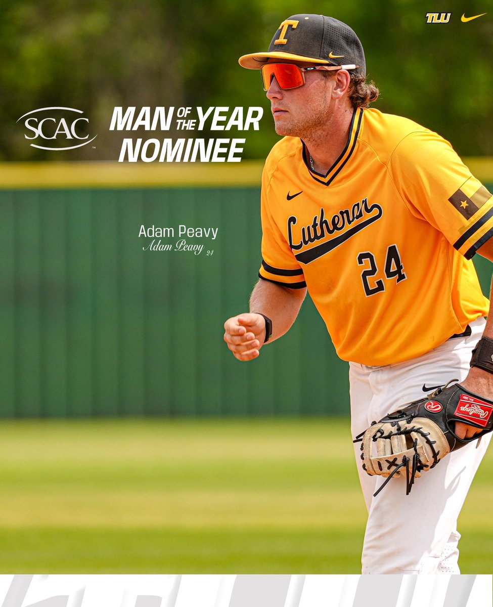 tluathletics's tweet photo. Congratulations to Adam Peavy on being our 2026 @SCAC_Sports Man of the Year nominee!
#TooLiveU | #PupsUp https://t.co/BF4JwsoUVs