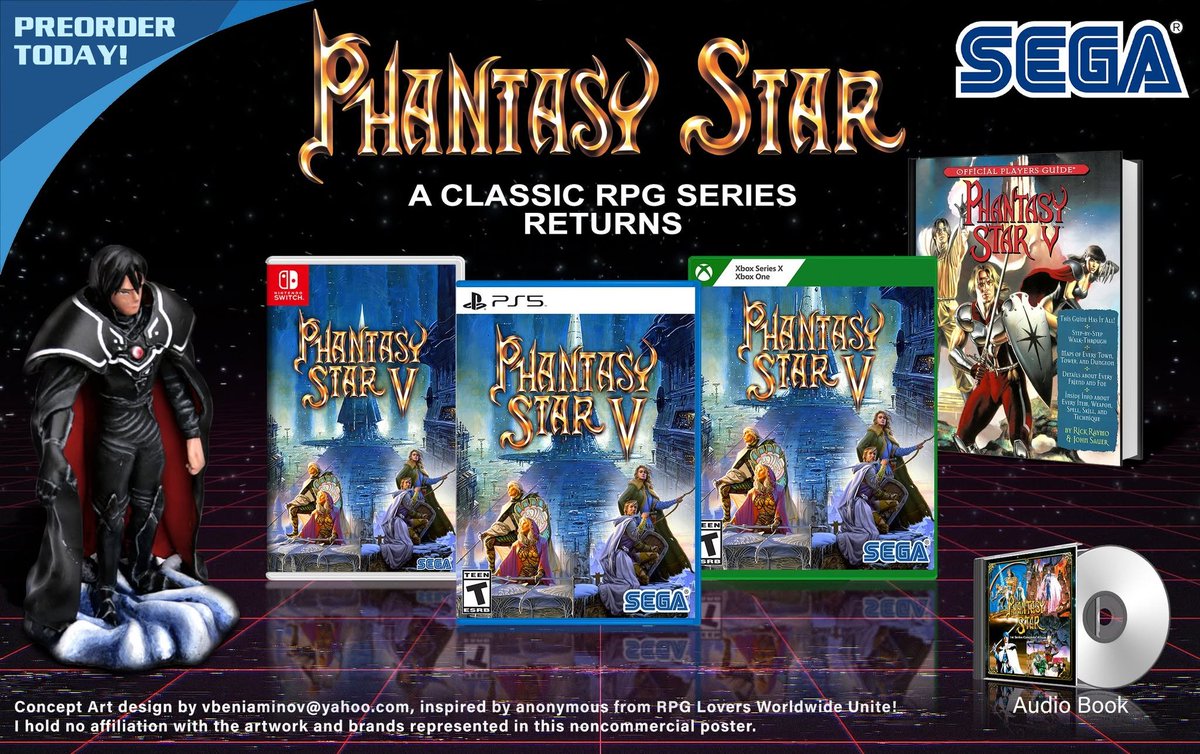 SWT_Channel's tweet photo. Now imagine @SEGA new console filled the void after SONY and focused on...

1. New disc-based Sega console
2. First party timed exclusives &amp; indie games
3. Sell physical media ONLY for all consoles

Q: Would you buy it?
✔️Yes          ❌No https://t.co/RIb2NREKrF