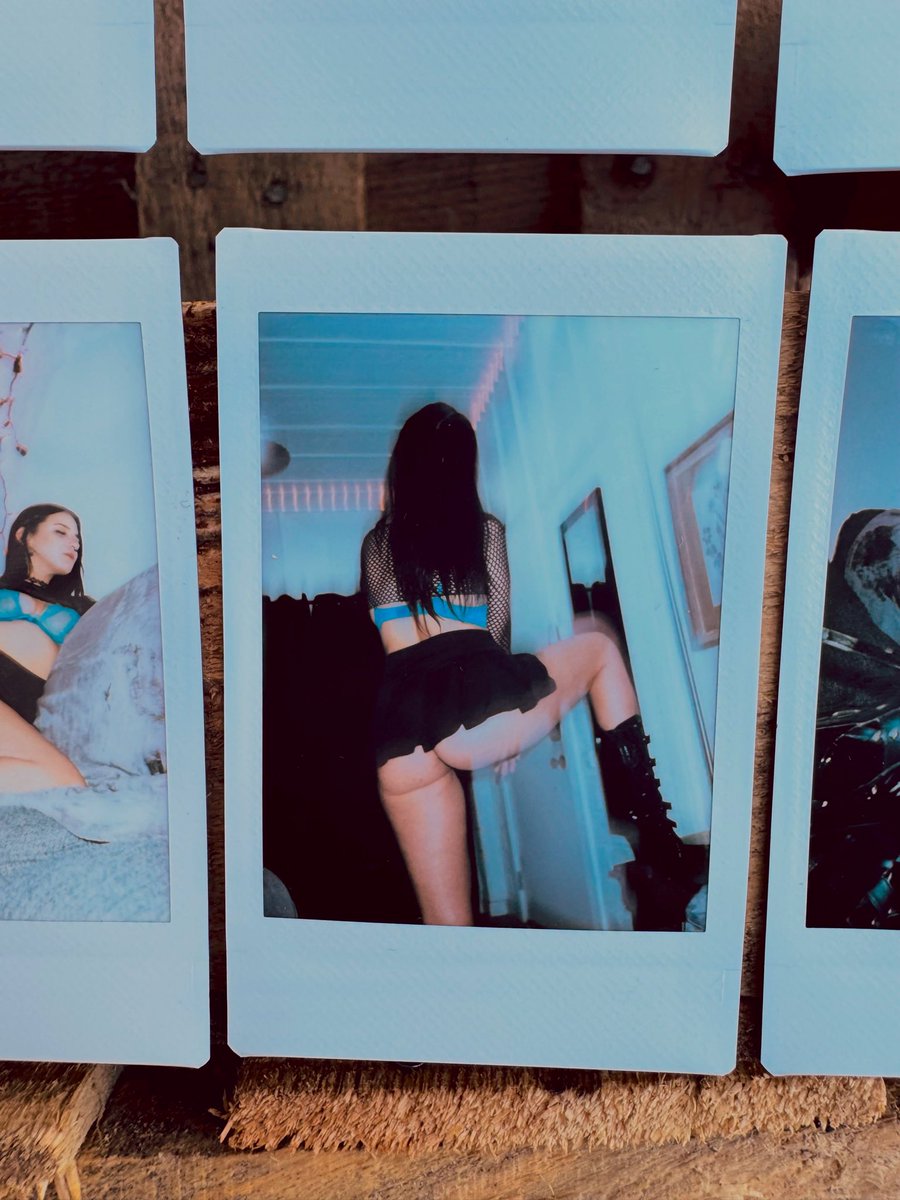 Xmacrose's tweet photo. started turning some of my favorite moments into physical keepsakes… 📸

which one would you steal first? 😏

#polaroid #creator #spicycontent #behindthescenes #photography #filmphotography #collectors https://t.co/tIgrR08uF3