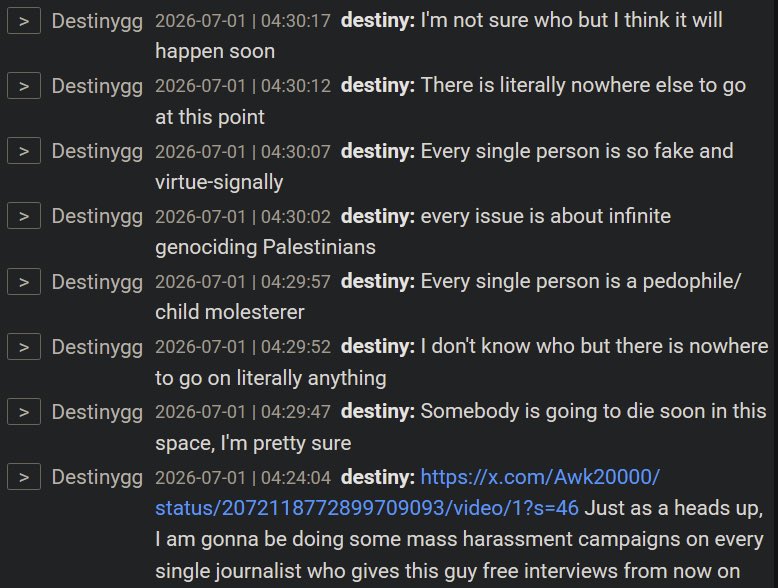 EndAllRedditors's tweet photo. @n1ghtkitten "I can't believe Destiny is banned, this MUST BE HASAN'S FAULT!" https://t.co/tK3q95uiDy