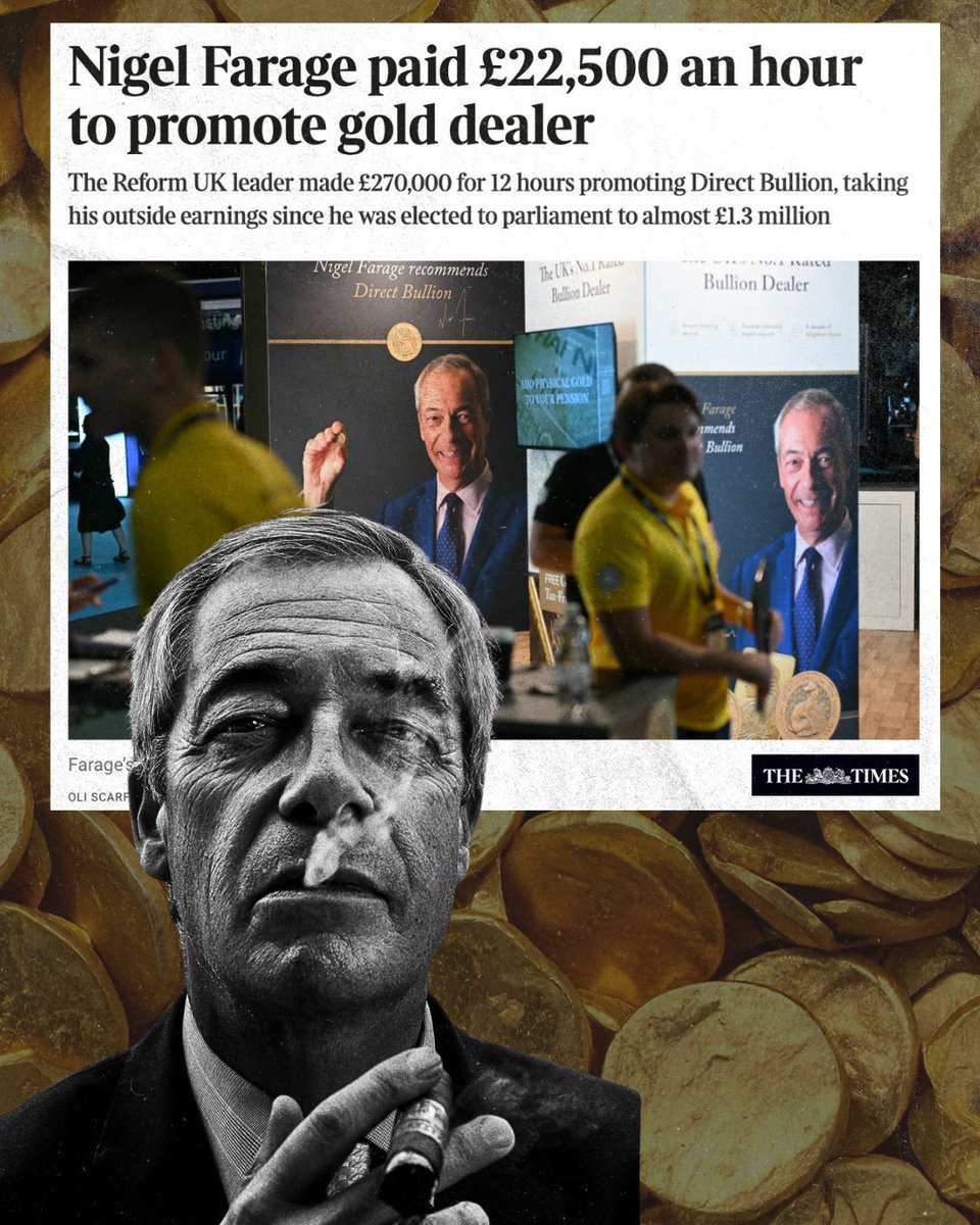 DaleVince's tweet photo. Farage is making millions from his public position - on top of the millions he’s been given. Does it matter? He doesn’t think so or think it’s any of our business. But then you look at donations to his limited company, masquerading as a political party - and you see Crypto dealers dominate and then we see Farage lobbies for better outcomes for Crypto dealers and surely the whole thing looks a bit, Trump like. Britain’s Trump mini me - that’s allI can see…:) 

https://t.co/PuWkaxJ0wM