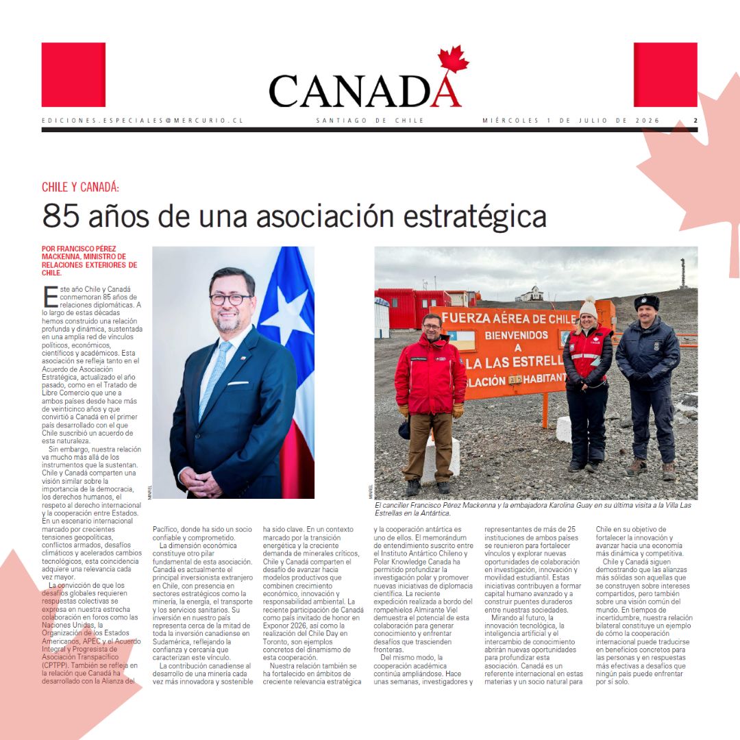 Canadá en Chile tweet media