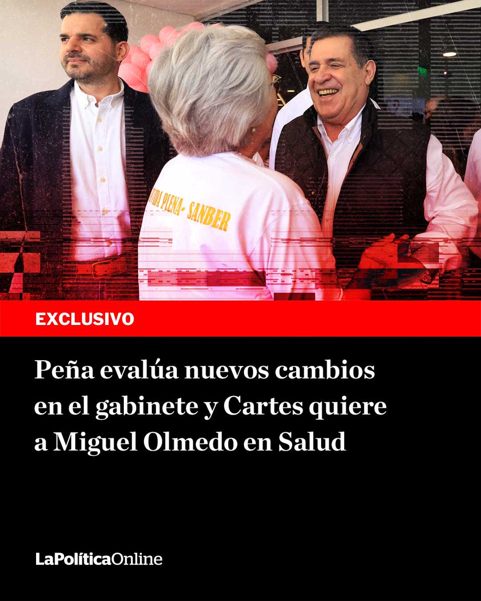 LPOParaguay's tweet photo. 🔴Exclusivo | Tras la autocrítica del presidente, en el oficialismo anticipan movidas entre julio y agosto. El exviceministro busca la revancha con Barán.
[ https://t.co/OkRawBSuqJ ] https://t.co/HWE2BzhU3A