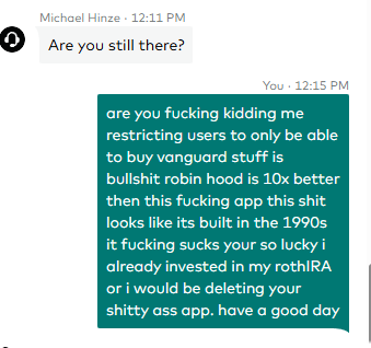 Caysen22's tweet photo. Vanguard said it pretty clearly — if it’s not a Vanguard fund, you may not be able to buy it in dollars.

For stocks and non-Vanguard ETFs like Invesco QQQ Trust (QQQ), some accounts only allow whole shares.

Wish I knew that before opening this account. https://t.co/WDKypNBuUC