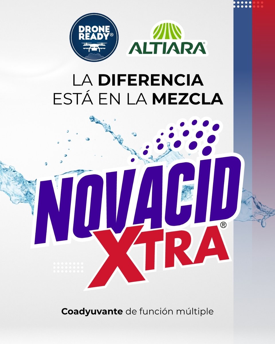 ALTIARAMX's tweet photo. Tu mezcla puede estar saboteando tu inversión😶‍🌫️
 
Aunque no lo veas, el agua puede reducir el desempeño de tu aplicación. NOVACID XTRA® actúa como solución integral que estabiliza, mejora contacto y asegura eficiencia desde el inicio.💦
 
#CampoMexicano #AgroPrecisión #Tecnología https://t.co/YHICFQ5G2G