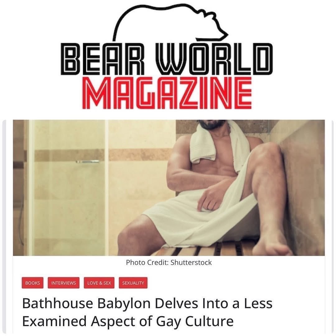 GayRiviera's tweet photo. Check out the Bathhouse Babylon book interview with @bearworldmag 💙🌈
🌈 https://t.co/YTWYaI5htn…
🔥Find ⭐️Bathhouse Babylon⭐️on Amazon and other major online retailers.
#book #bathhouse #ebook #sauna #lgbt https://t.co/gWpwhDTrDa