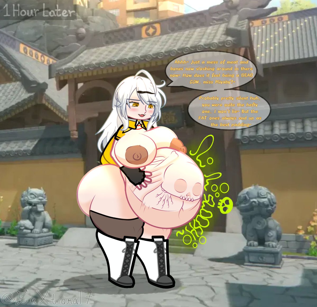 thirenmulcher's tweet photo. [⚠️VORE⚠️]

Yixuan is making sure that poor Miyabi isn't getting a banner rerun

#vore #gacha18edit #gachavore https://t.co/QqQRqhckji
