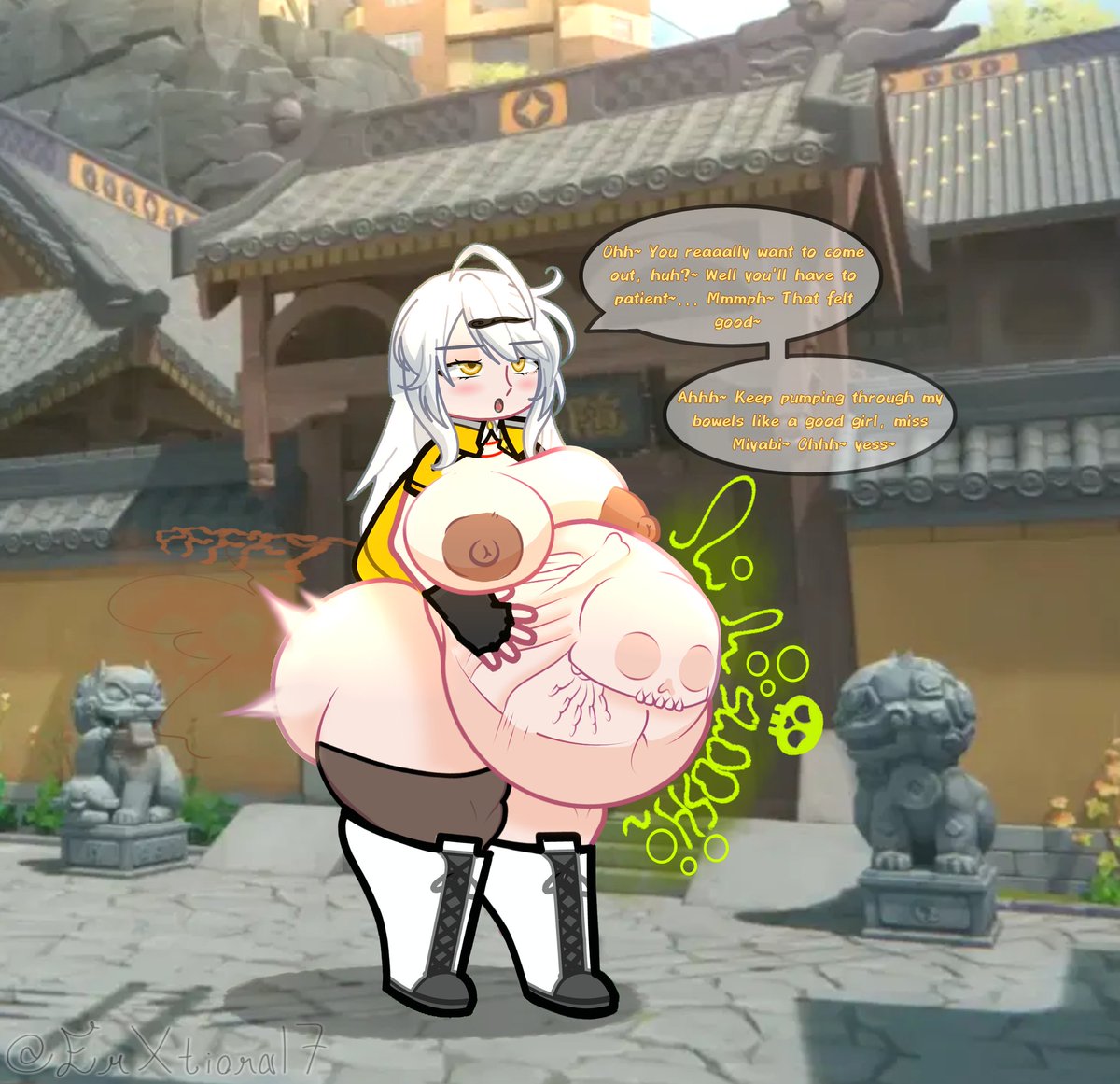 thirenmulcher's tweet photo. [⚠️VORE⚠️]

Yixuan is making sure that poor Miyabi isn't getting a banner rerun

#vore #gacha18edit #gachavore https://t.co/QqQRqhckji