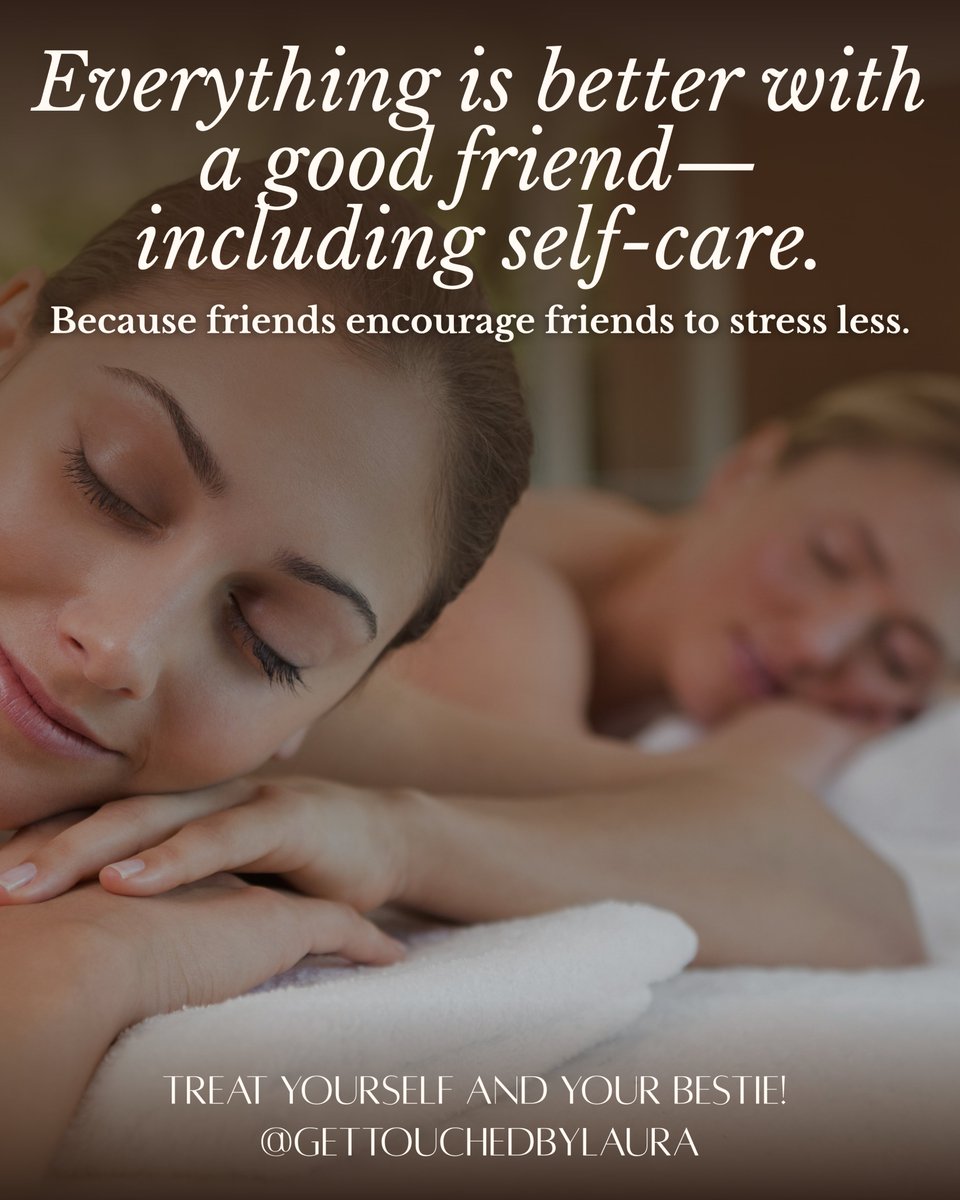 gettouchedmass1's tweet photo. 💙 Happy International Day of Friendship!

Everything is better with a good friend—including self-care.

Because friends encourage friends to stress less.

#GetTouchedMassage #InternationalDayOfFriendship https://t.co/5EFQCvWRiq