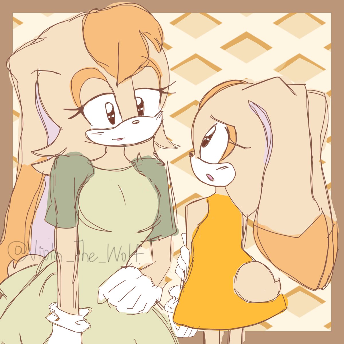 Viola_The_Wolf's tweet photo. Mom and daughter moment 💛

#SonicTheHedghog #SonicArt https://t.co/3ePlj4HTSH