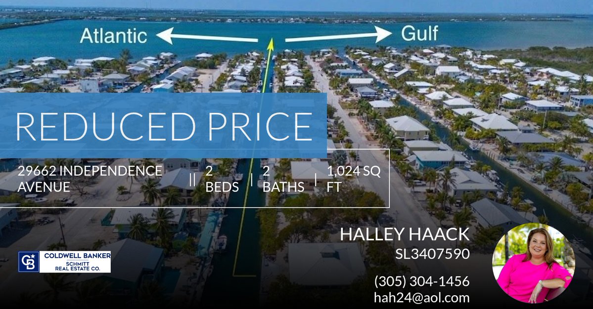 flkeysRE's tweet photo. 📍 Reduced Price 📍 This recently reduced home at 29662 Independence Avenue in Big Pine won't last long, so, don't wait to set up a showing! Reach out here or at (305) 304-1456 for more information!

Halley Haack, Realtor
Coldwell ... https://t.co/U1l8v4k79N https://t.co/BLEr48ipxA