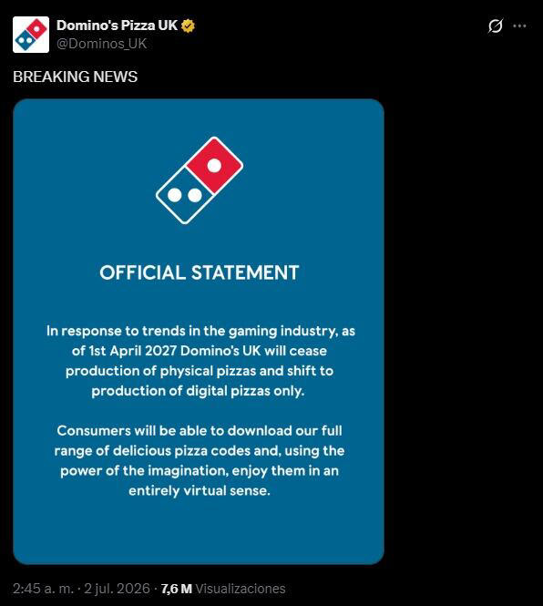 controlerow's tweet photo. @Dominos_UK @PlayStation JAJAJAJAJAJAJAJAJAJA https://t.co/SDWVib6PkI
