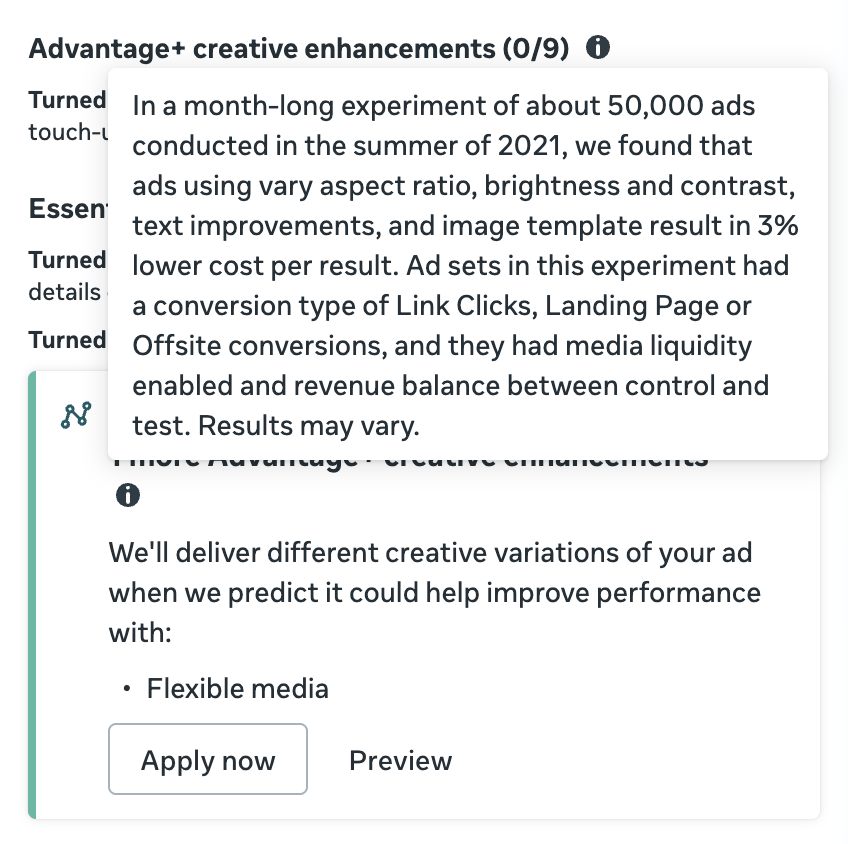 MattSnowBW's tweet photo. Hey guys — did you know that you could save 3% on your CPA based on this experiment from 5 years ago that wasn't using purchases as its conversion objective?

True story! 

p.s. - Results will *definitely* vary https://t.co/H1mU7Ov73D
