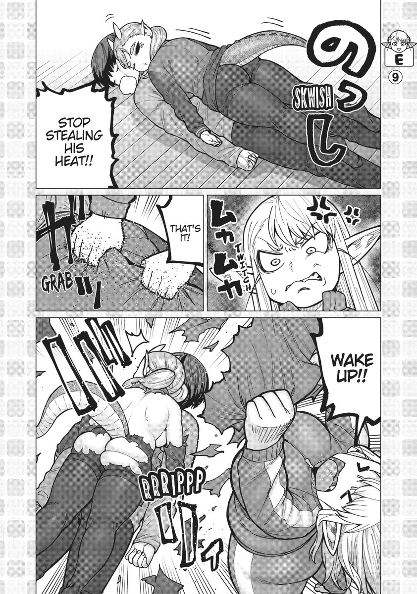MamonoGang's tweet photo. Snekposter would post more of chubby elf and co. but a lot of the panels get my account shadowbanned. Dragon girl heat sinks are apparently okay though. https://t.co/VMTdbMLJQw