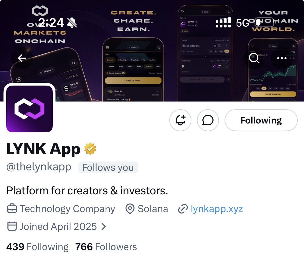 LYNKTOKEN tweet picture