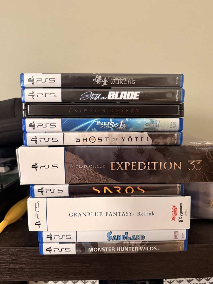 Zizen14's tweet photo. @SwiftNinjaFox @Asmongold That’s just PlayStation, not counting switch games. https://t.co/WP8D9jdbKg
