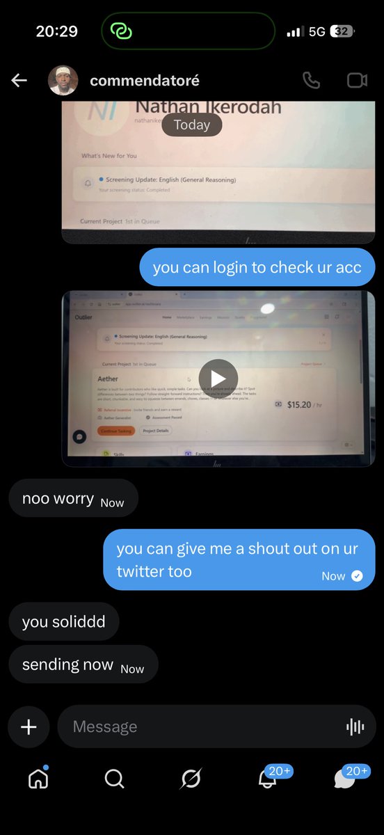 Lilxdraz's tweet photo. No scam here!!! Transparent asf, Dm for ur assessments.
#outlier https://t.co/5DKDcDruNA
