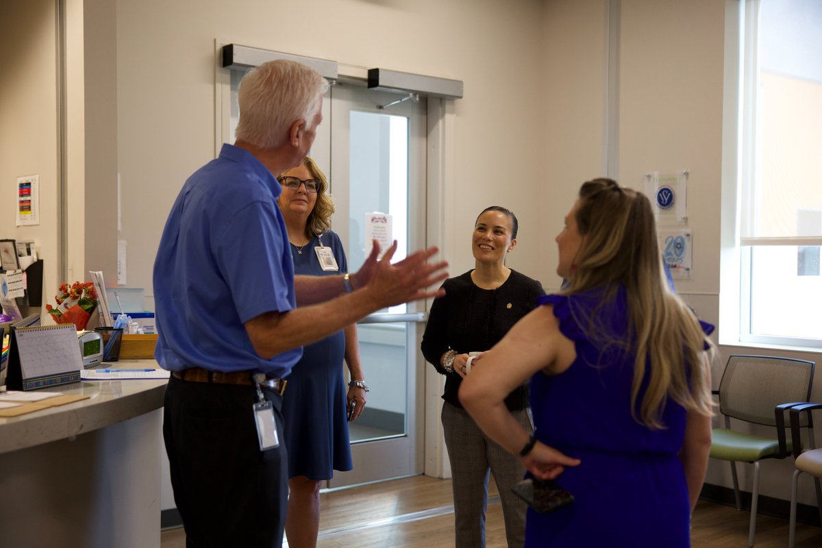 Mayor_GOJ's tweet photo. Good to see firsthand the amazing work done at Morgan’s Multi-Assistance Center (MAC), a center that improves the lives of individuals with disabilities and special needs through comprehensive and coordinated services. 52% of the families they help have a household income of less than $25K. These are our most vulnerable neighbors, and it shed light on just how many more families could be helped if our state expanded Medicaid.