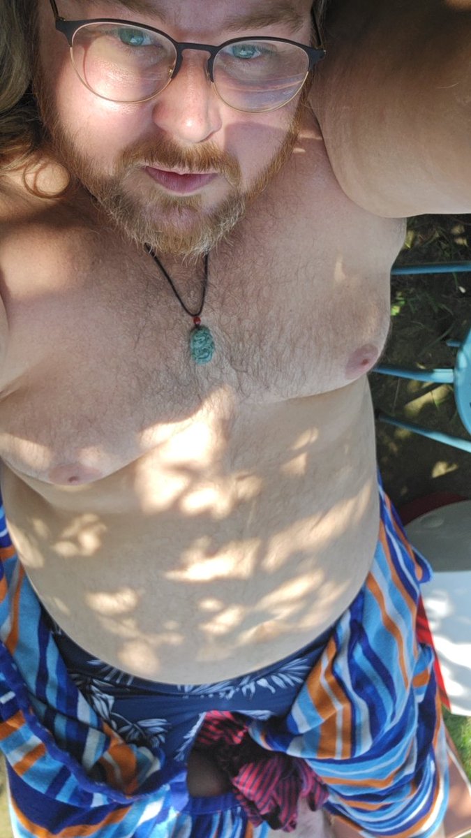 NerdyBearNJ's tweet photo. Its so hot out! π π₯ I have this gorgeous pool but I need some bikini pool boys to help me keep it clean. Any one interested? #chub #gay #gaysummer #fatboysummer https://t.co/7GU288NC5j