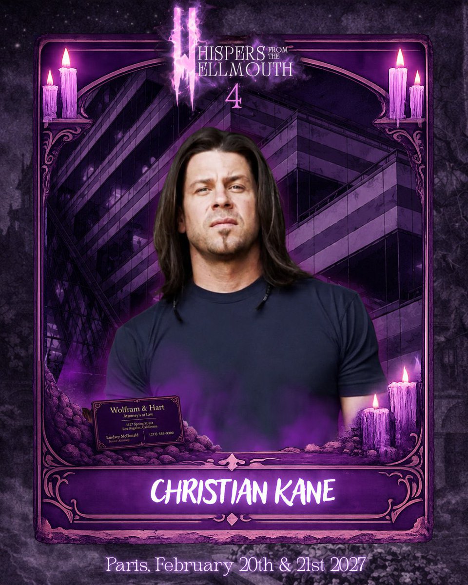 FrConventions's tweet photo. Christian Kane sera à la #WFTH4 de @GeeknCheese https://t.co/zJXKtx2i7w