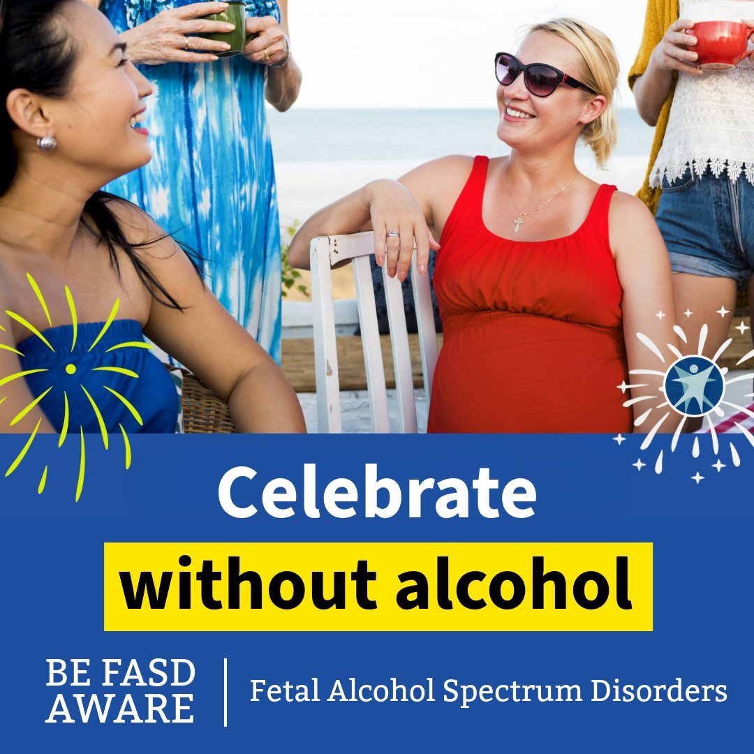 DHSWI's tweet photo. Many of us are celebrating #IndependenceDay with fireworks, parades, and picnics. But if you’re pregnant or think about getting pregnant – think twice about the #alcohol. There are no safe times, amounts, or types of alcohol to drink while pregnant: https://t.co/1n51pd8dVb #FASD https://t.co/ZzYSJE4g3Z