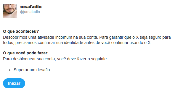 oldursafadin's tweet photo. Twitter ta de sacanagem. Cada hora alguma coisa diferente. Não consigo responder, ver comentarios, receber privado...e agora fez sumir todos que eu seguia.
Em breve vou ter que criar outra conta. https://t.co/Ol0CPYeBLM