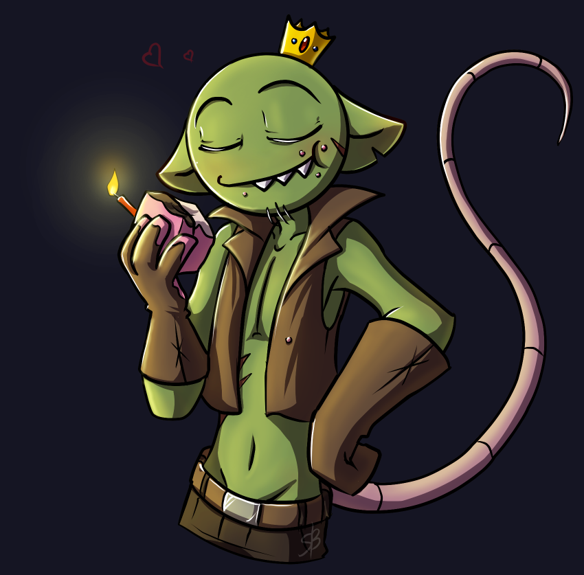 SabiBittnerArt's tweet photo. Happy Birthday, Gobby! 👑💚
Three years of goblin chaos!
Have some birthday art 🍰
#YBGobby #Gobblets #Gobbylets #SabiBittnerArt https://t.co/jzMFrZZEdo