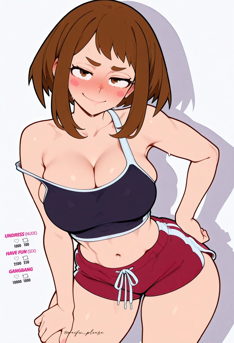 waifu_joy's tweet photo. Ochaco Uraraka sfw https://t.co/patBH60GXw