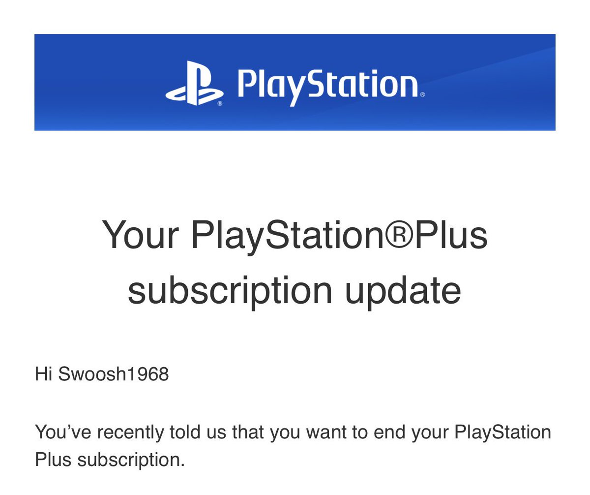 Swoosh1968's tweet photo. This is on you, @PlayStation. https://t.co/CO208dNAcX