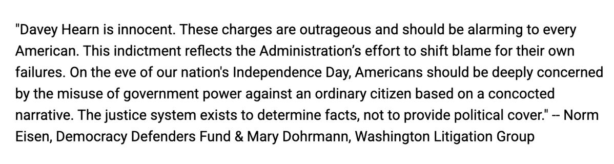 rparloff's tweet photo. Statement from counsel for David Hearn, the just indicted ex-Olympian, charged with felony destruction of property, in connection with something he did at the Reflecting Pool. https://t.co/9Lu7vNsskn
