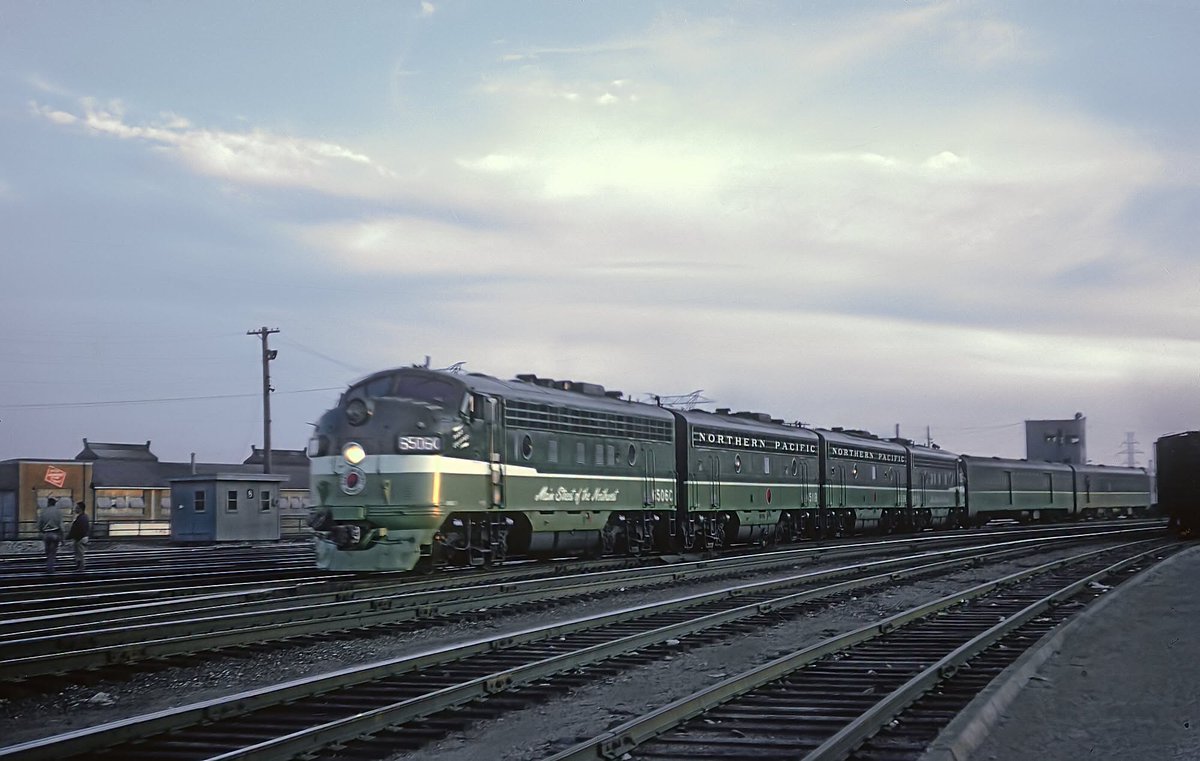 americanrails's tweet photo. The North Coast Limited departing Saint Paul Union Depot on June 8, 1964.  Marty Bernard photo.

https://t.co/ckXBbfBTkx https://t.co/yPMxCPGe6D