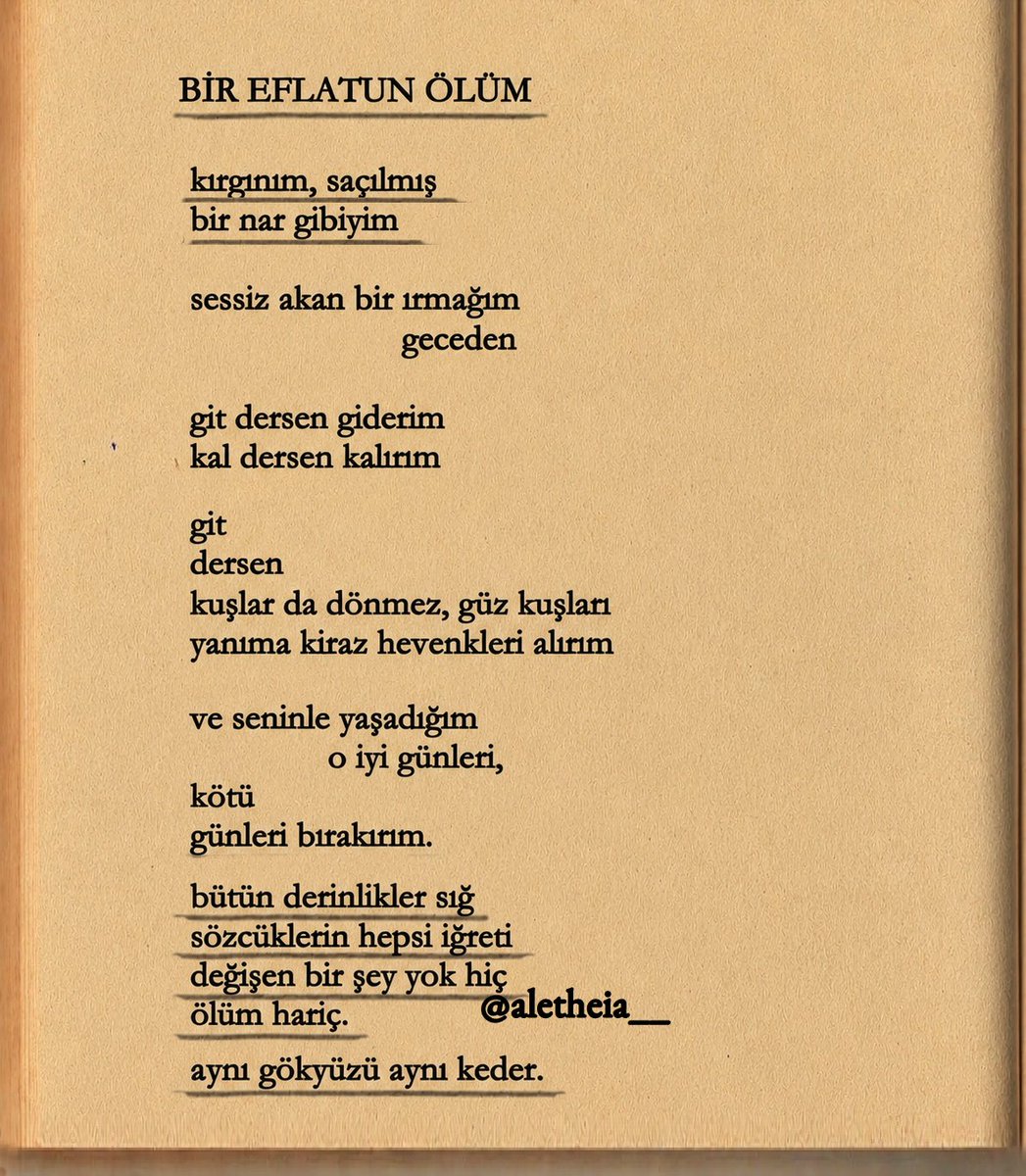 aletheia__'s tweet photo. bütün derinlikler sığ 
sözcüklerin hepsi iğreti 

değişen bir şey yok hiç
ölüm hariç. 

aynı gökyüzü aynı keder. 

behçet aysan 

[28 Temmuz 1949, Ankara — 02 Temmuz 1993, Madımak]