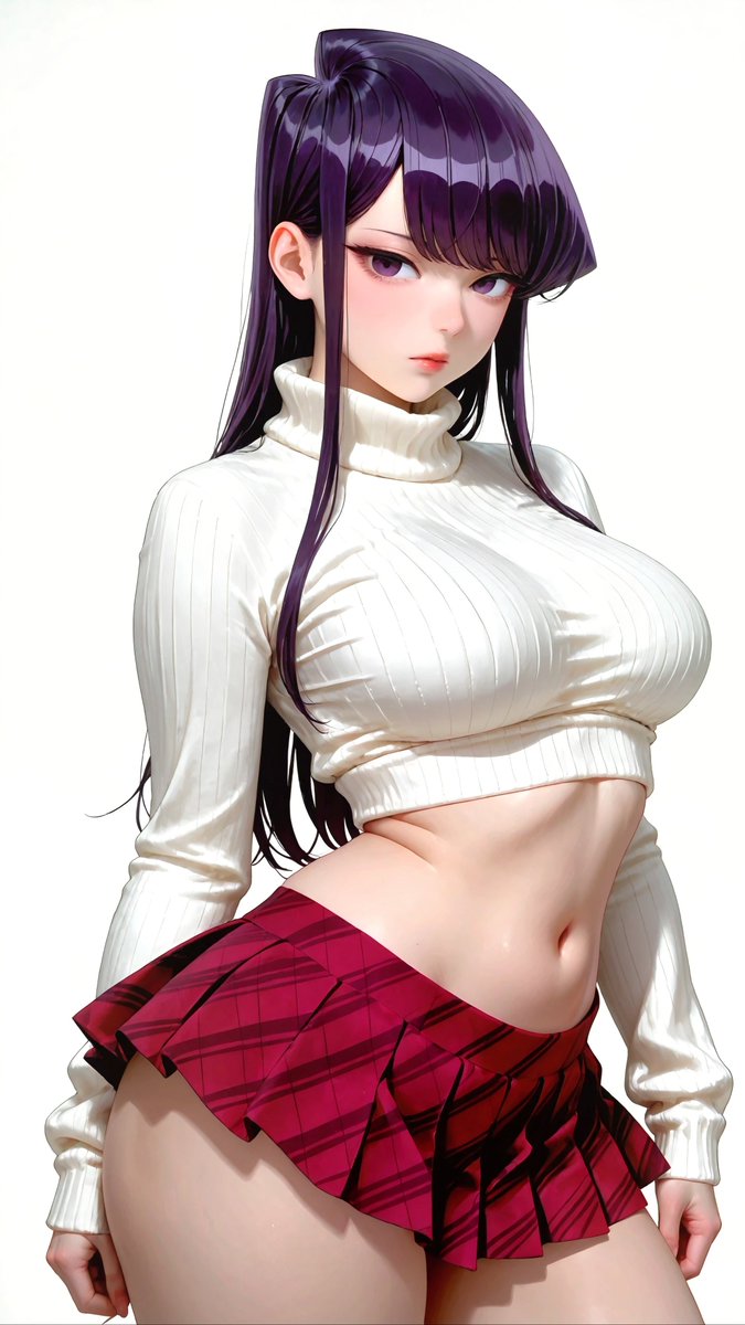 nsfw_siuqeluar's tweet photo. Shouko Komi 💜

Changing just one piece of clothing can make a huge difference 😏

#ShoukoKomi #KomiCantCommunicate #NSFW #Rule34 https://t.co/AahvER27ti