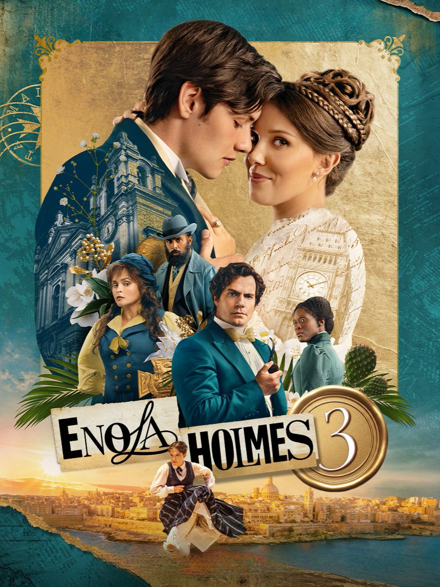 rishabhunfilter's tweet photo. #EnolaHolmes3 is not as good as the other two movies, still fun n very much the same treatment but with a more generic plot, i mean four year gap and they came up with this, Enola proved her capability and that's pretty much it, wish it could've been a little more than that

3/5 https://t.co/15ETTHWtN2