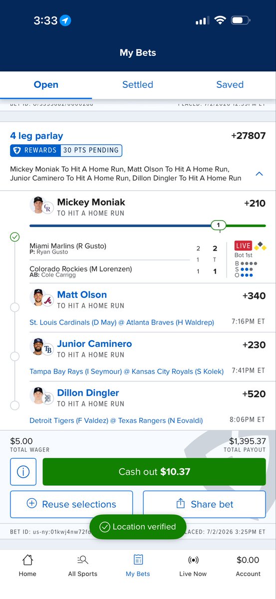 xedorablex's tweet photo. @kmxvixen @MLB I almost didn’t https://t.co/UqsHIHAxpQ