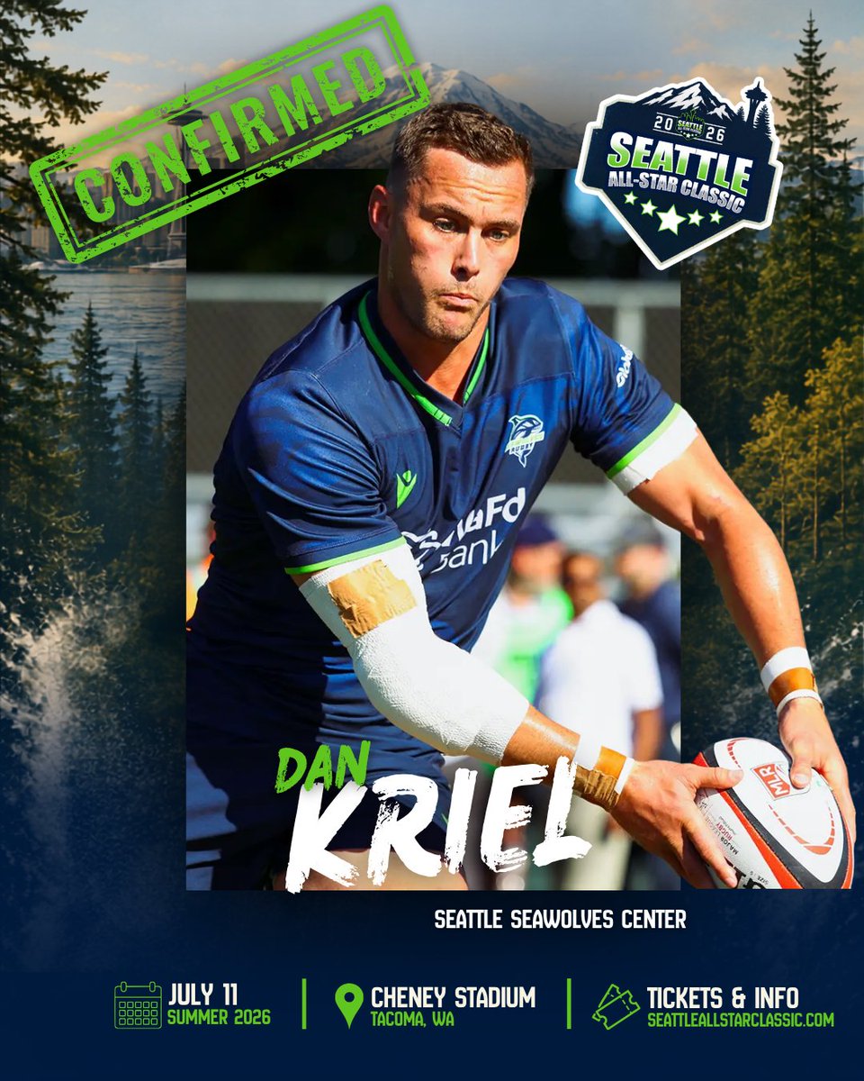 seattle_asc's tweet photo. From the pitch to the diamond, Seawolves Center Dan Kriel is coming to the 2026 Seattle All-Star Classic!

Get your tickets today!
🎟️ https://t.co/9WHCDMC0Or
🗓️ Saturday, July 11th
📍Cheney Stadium (Tacoma, WA)
🕞 3:30 pm

#dankriel #seawolves #seattleseawolves https://t.co/qNC8140kX4