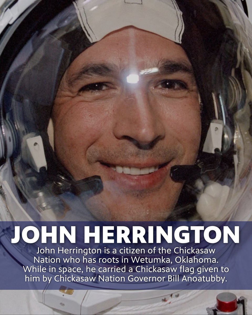 OETAOK's tweet photo. Did you know Oklahoma is the only state to have astronauts involved in every major phase of the U.S. program? 

To meet more Okies who contributed to NASA, check out Back In Time: Space Pioneers tonight, July 2, at 7:30 p.m. live on OETA or via streaming. https://t.co/kMlTNXjXjy