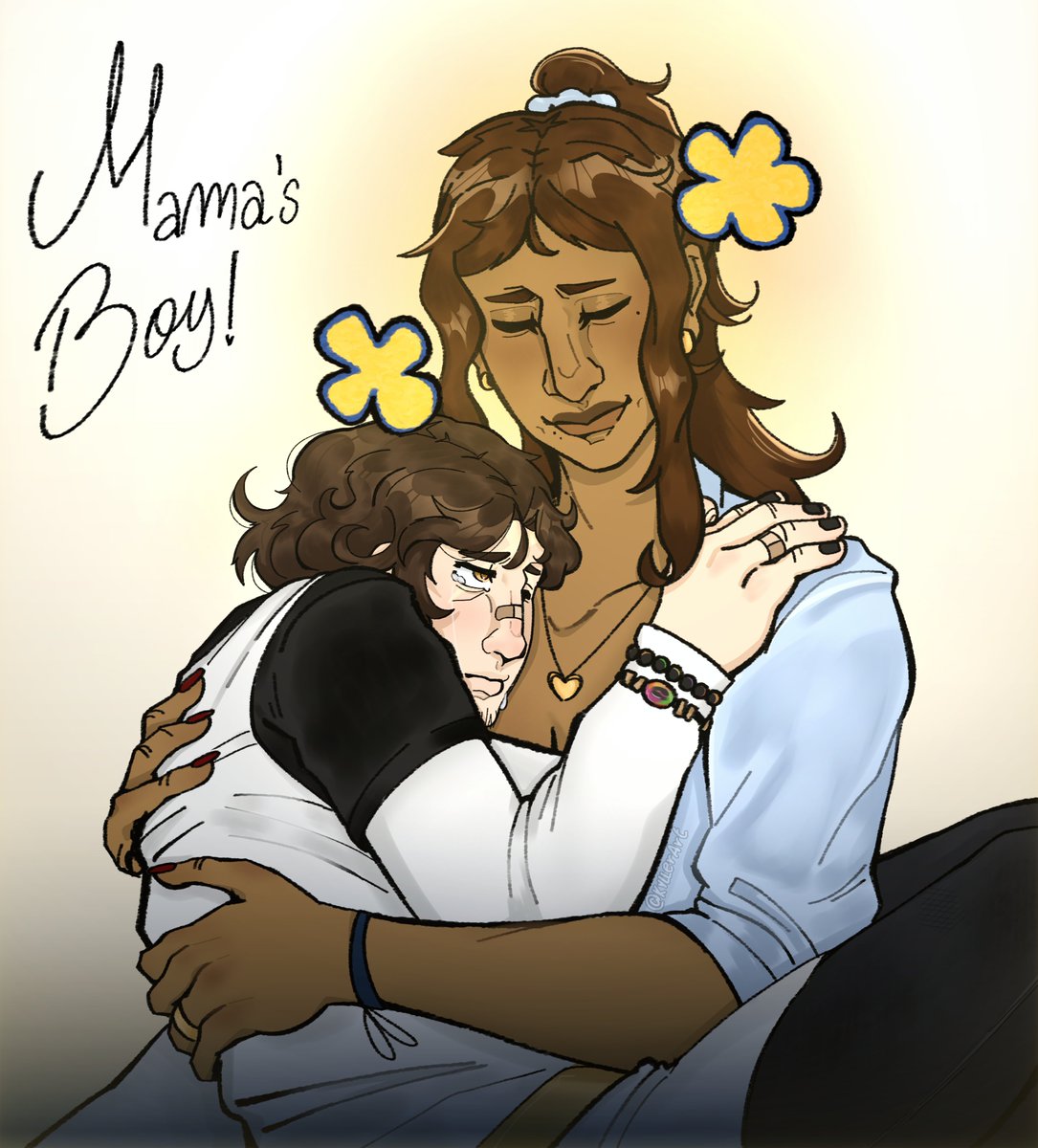 KYLLERART's tweet photo. #KravinskiWeek2026 | Dia 3: Família

Eternamente o garotinho da mamãe <3 

#XdaQuestãoRPG https://t.co/O5w7i4WYh7