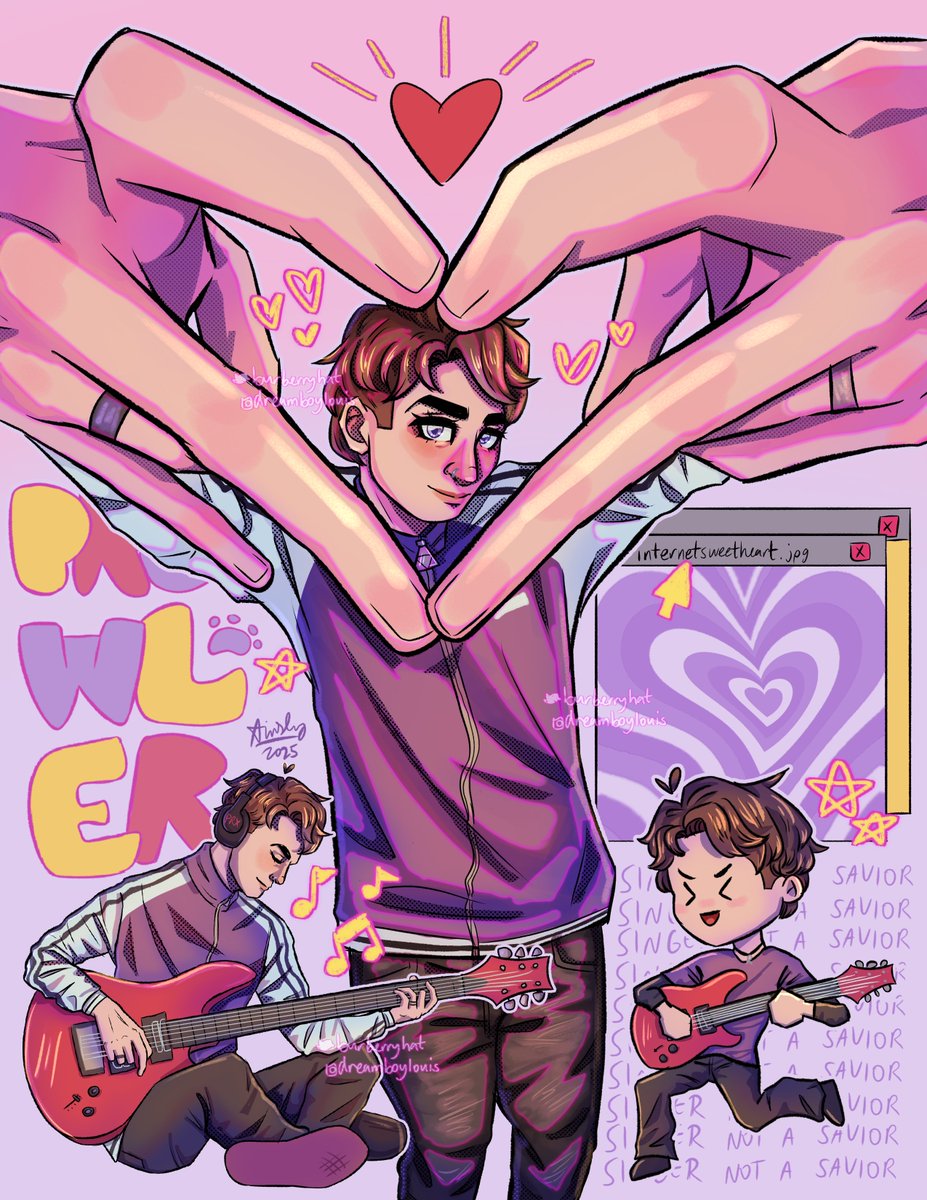 burberryhat's tweet photo. pressure makes a diamond 🐾 @waterparks @underscoregeoff 

[ happy geoff day !!!! ] https://t.co/5EWkJJhP5X
