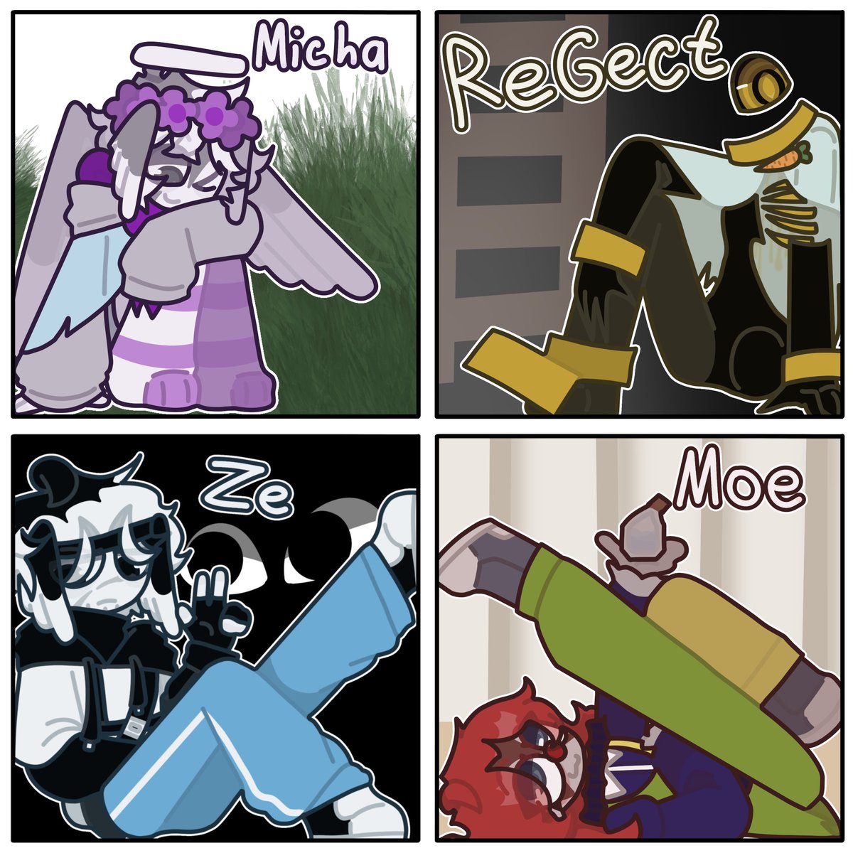 KIRTYFIED's tweet photo. And there are all of them :)

#AReGect #Zabooboo3 #Ze #ReGect #Moe #Monella #Micha #MichaTanner #Michaamazing2 #minecraftarg https://t.co/lC5M9nDkgR