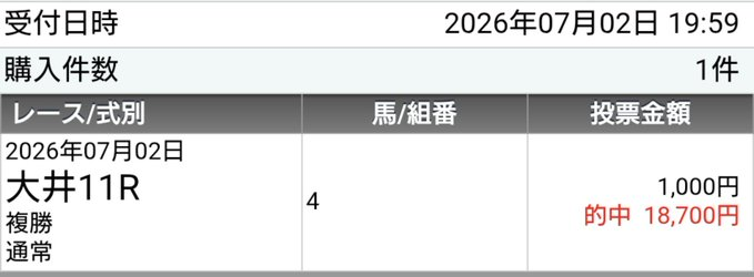 funkkeiba's tweet photo. 勝負レース3日連続炸裂中！🔥🔥
優駿スプリント　藤田騎手 3着
帝王賞　ディクテオン 3着
昨日大井12R　②菅原騎手 2着

しっかり準備できたので
最終日の勝負レース＆ズブ穴お楽しみに❤💛
#大井競馬 #船橋競馬 https://t.co/lkupbad11f