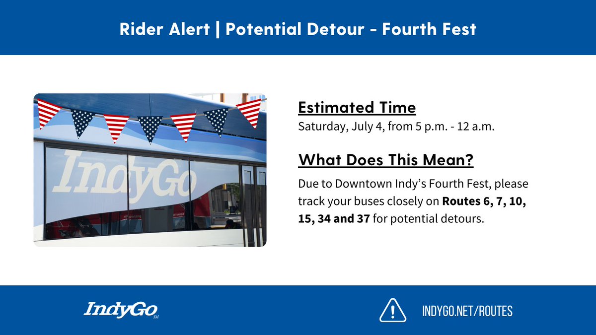 IndyGo Rider Alerts tweet media