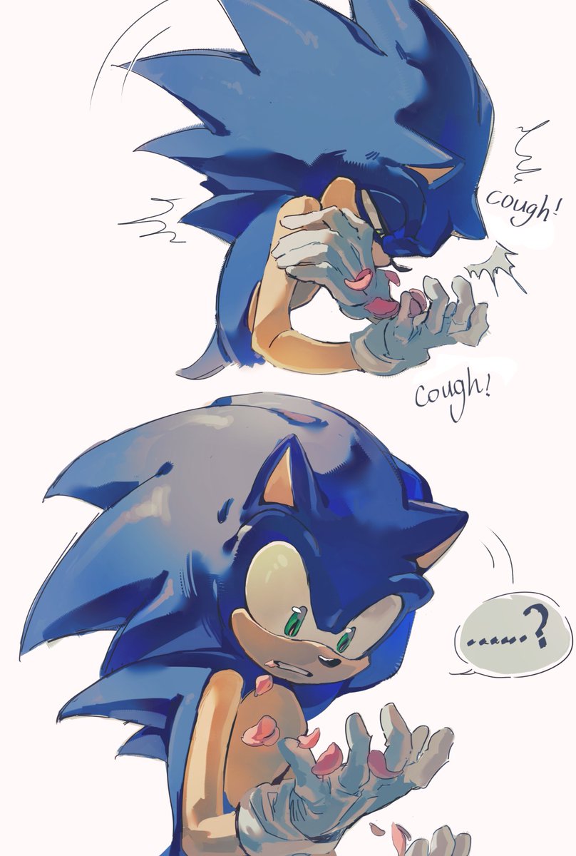 mazierski23809's tweet photo. #sonamy
似乎大家通常都在建设Amy的花吐症，那假如患病的是Sonic呢...?我真的很想看😇 https://t.co/2YBX236fB0