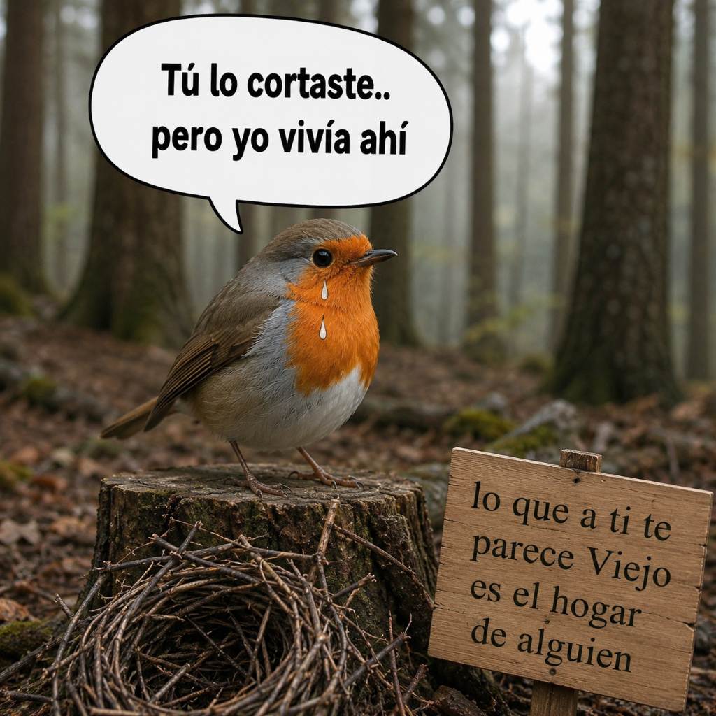 EcoInventos's tweet photo. 🐦 🌲 Cada árbol que desaparece deja un hogar vacío. ¡Cuidemos los bosques! 💚 https://t.co/rOtcREsUZ8