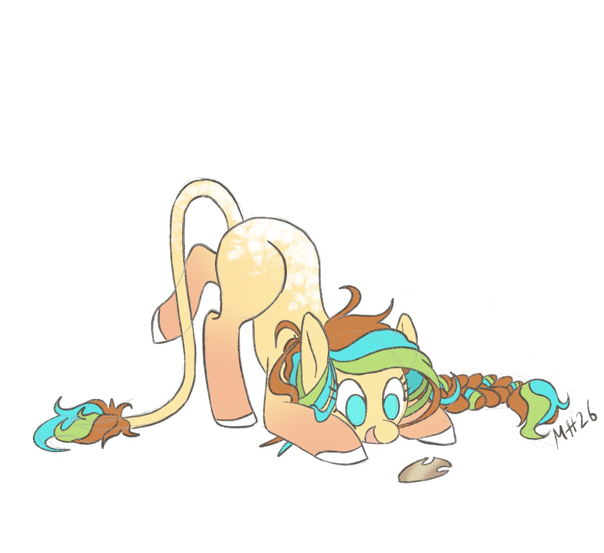 Kutkumegsan's tweet photo. So, what I have quoted here is an early picture of Persimmon that apparently chose Not to be visible anymore? As u can see.. So I’m reposting it. 🥲 I drew it 2-10-26.
#mlpfim #persimmon #arrowhead #relichunting #artifactpony #ponyrelic #ancientrelic #arrowheadhunting #mlpart https://t.co/3J4SoLUwo5