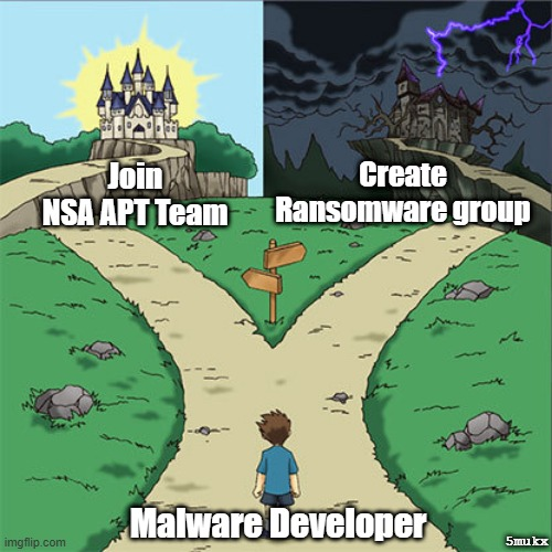 5mukx's tweet photo. Is this true in cybersecurity ? https://t.co/Yc9W7zzDiB