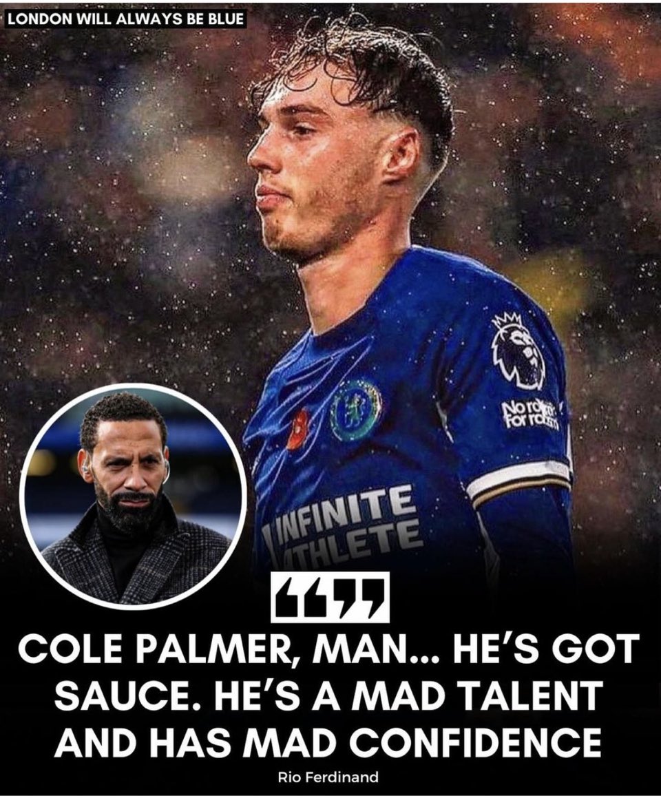 FrankKhalidUK's tweet photo. Rio Ferdinand talking about Cole Palmer. https://t.co/OJHhtuHL68