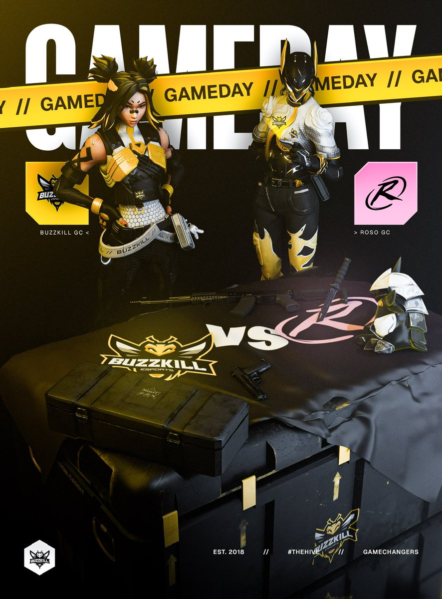 buzzkill's tweet photo. [#NAGCOQ]

another day, another quarterfinal 🐝

the hive keeps buzzing

UBQF vs ROSO GC, today 5PM EDT

we don’t stop for anybody

#THEHIVE🐝 https://t.co/DIJRW8rtfh
