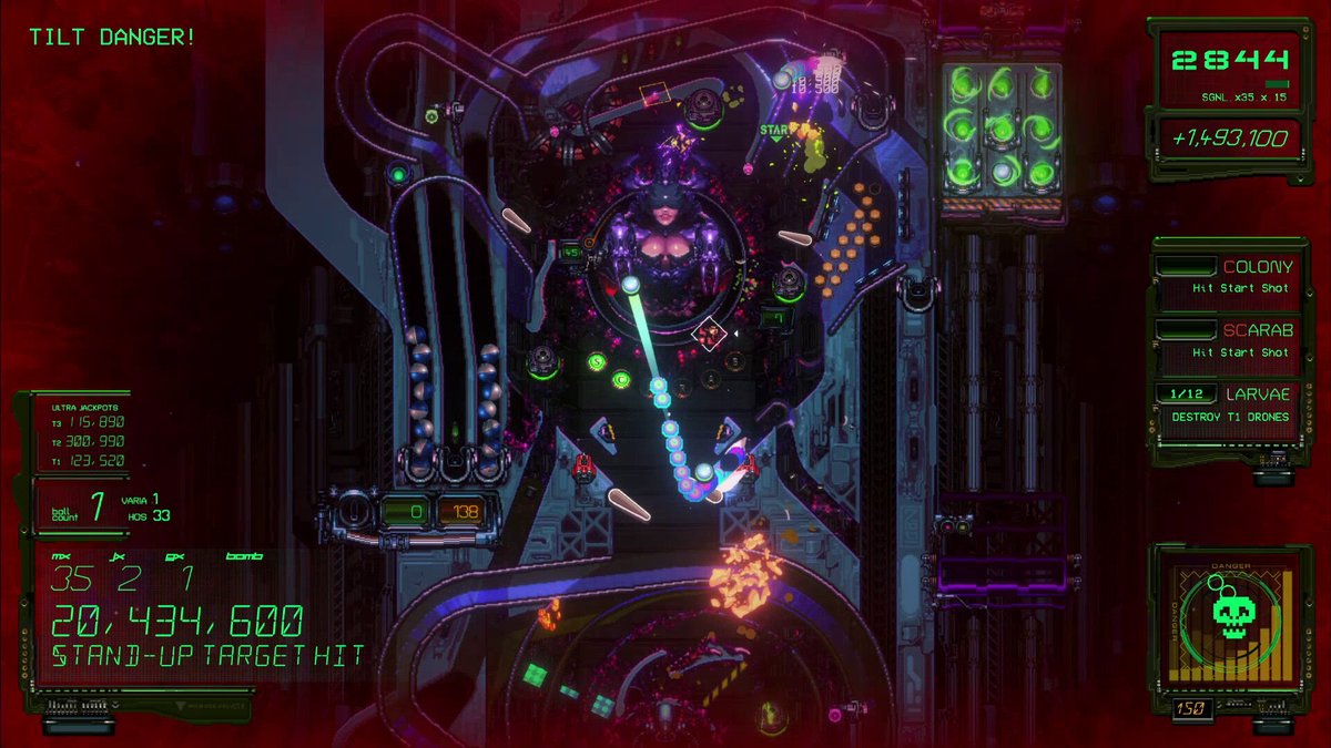 XENOTILT: HOSTILE PINBALL ACTION tweet media